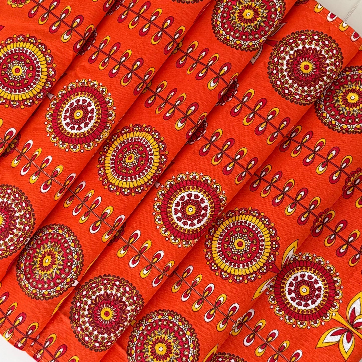 Cool 70's French Vintage Deck Chair Fabric, Table Runner, Blind