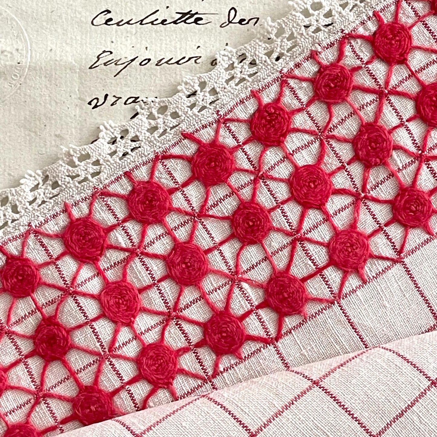French Antique Sampler