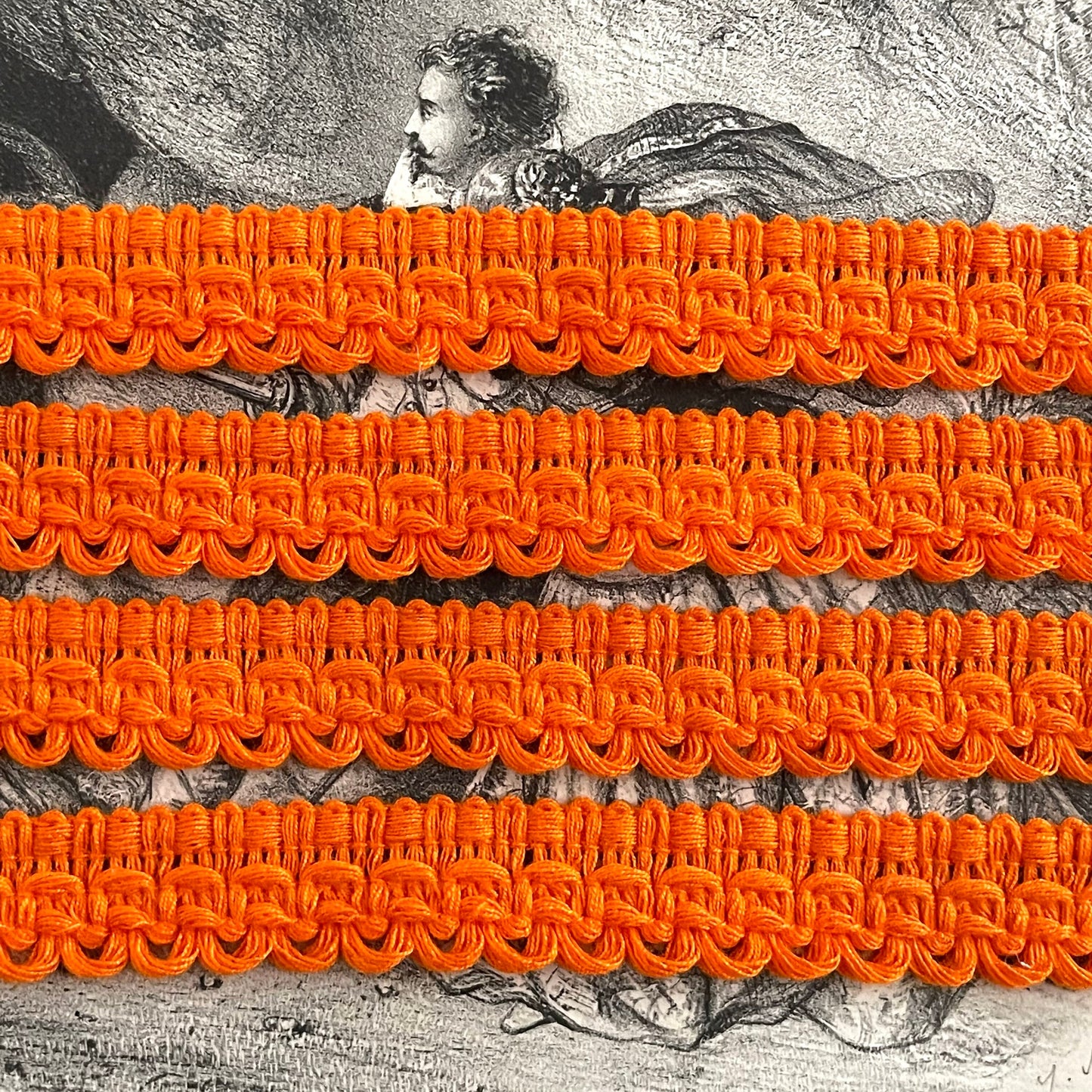 Cool 70's French Vintage Braid, Embellishment, Trim, Passementerie