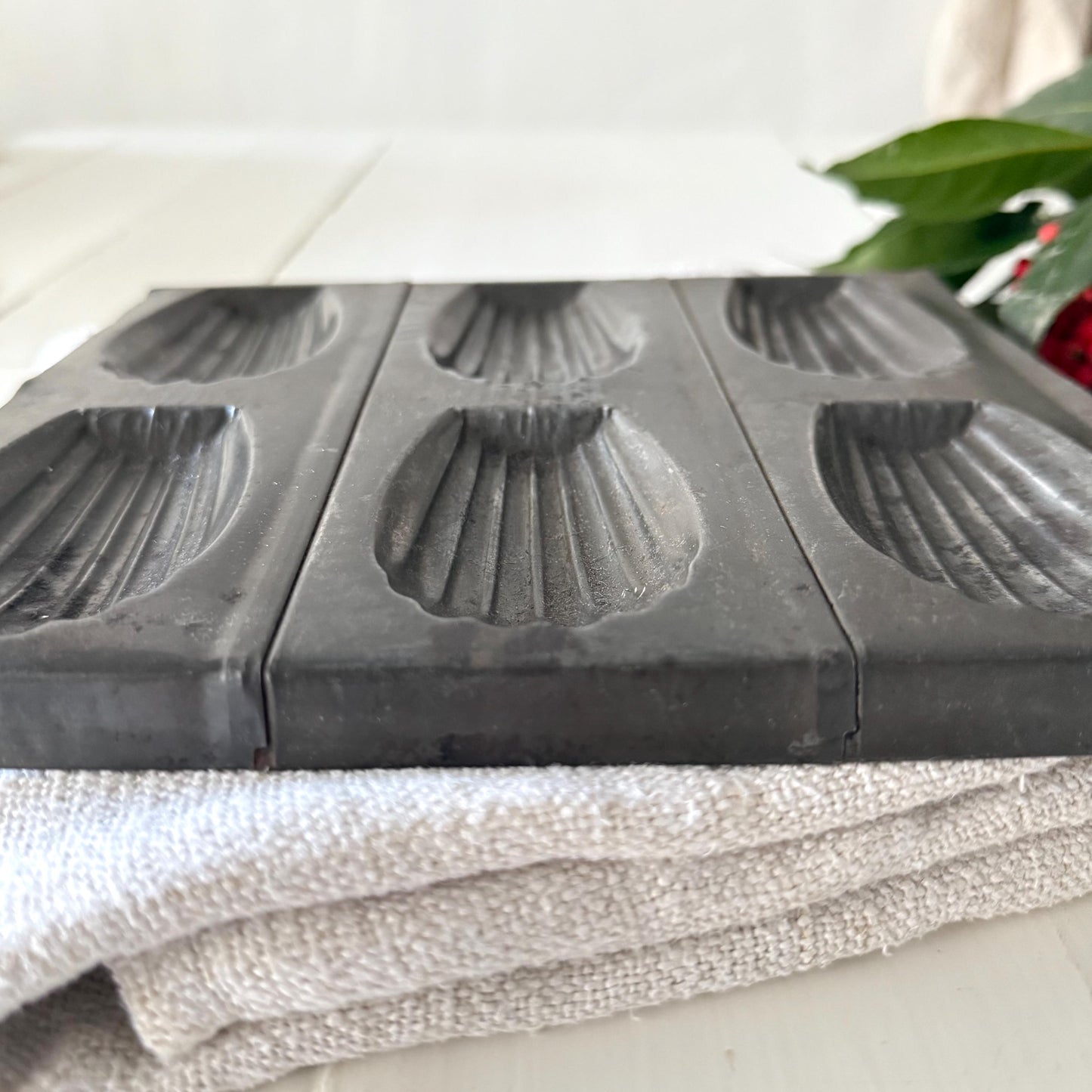 French Antique Madeleine Pan, Madeleine Mould, Cake Tin