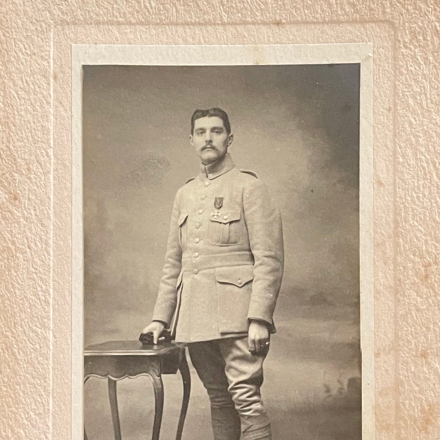 French Vintage New Old Stock Ric Rac & Antique Photo