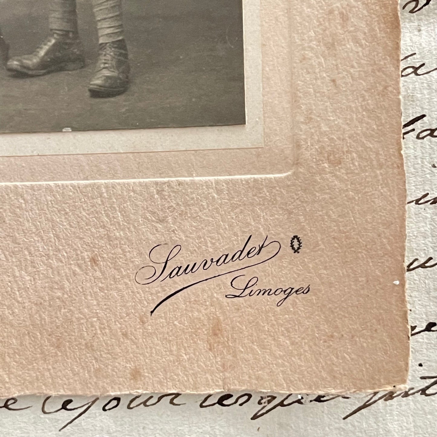 French Vintage New Old Stock Ric Rac & Antique Photo