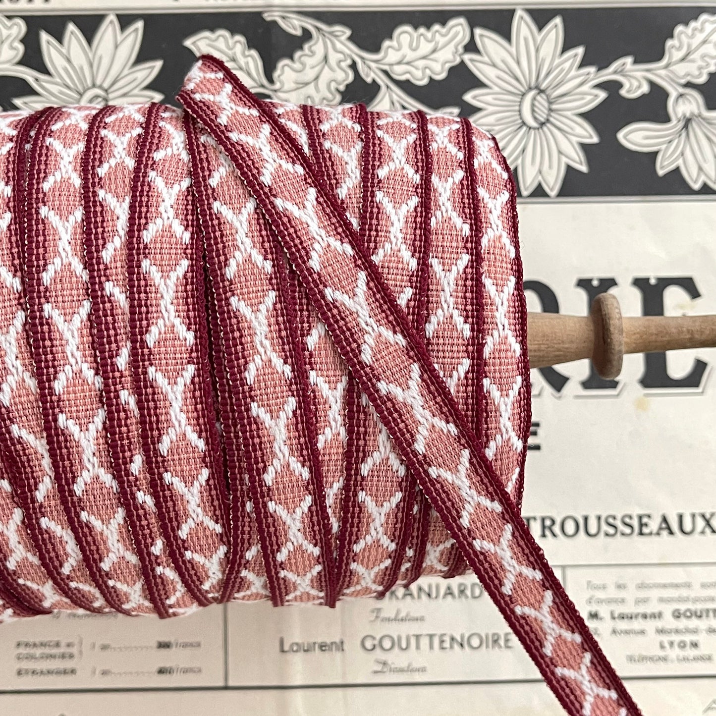 French Vintage Braid, Tape, Trim, Ribbon, New Old Stock