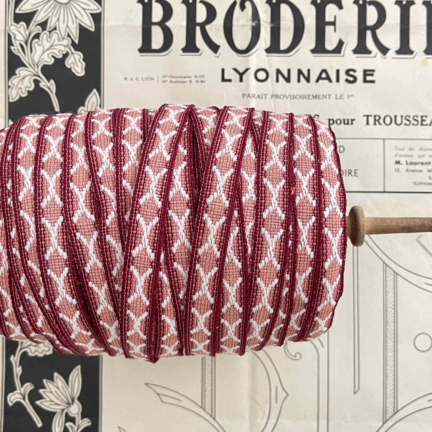 French Vintage Braid, Tape, Trim, Ribbon, New Old Stock