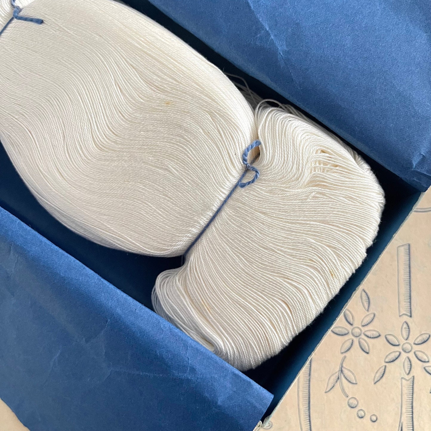 French Antique DMC Embroidery Skeins, Coton à Broder, No 18