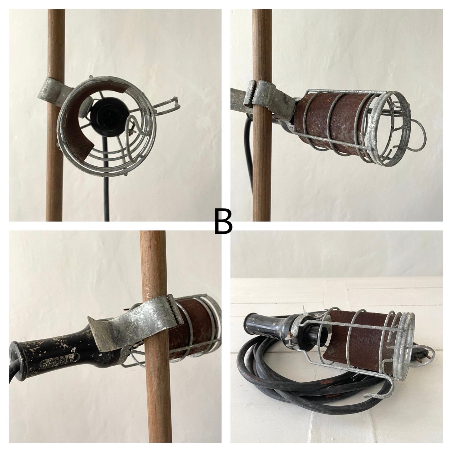 Choose! French Vintage Industrial Lead Lamp