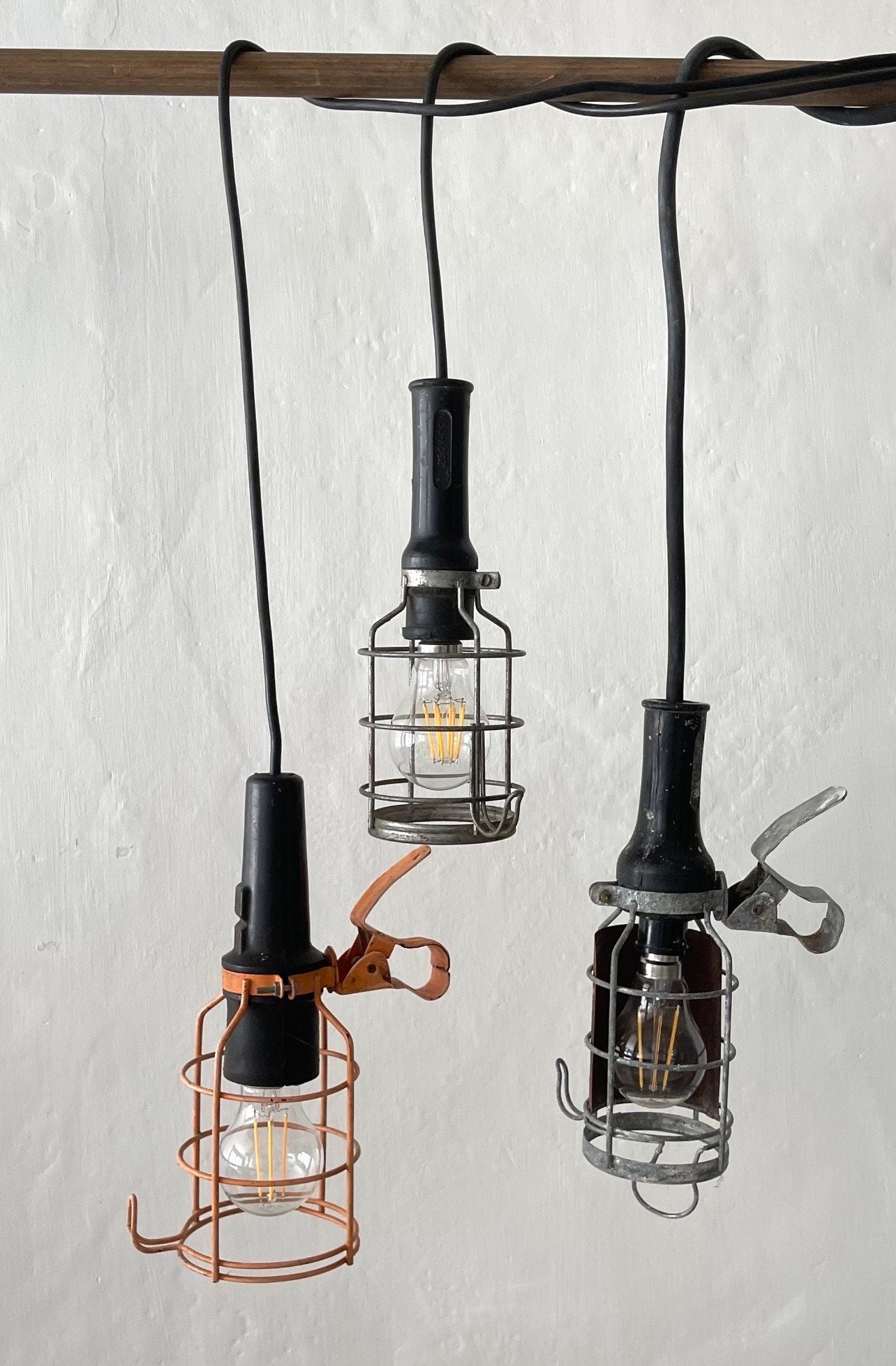 Choose! French Vintage Industrial Lead Lamp