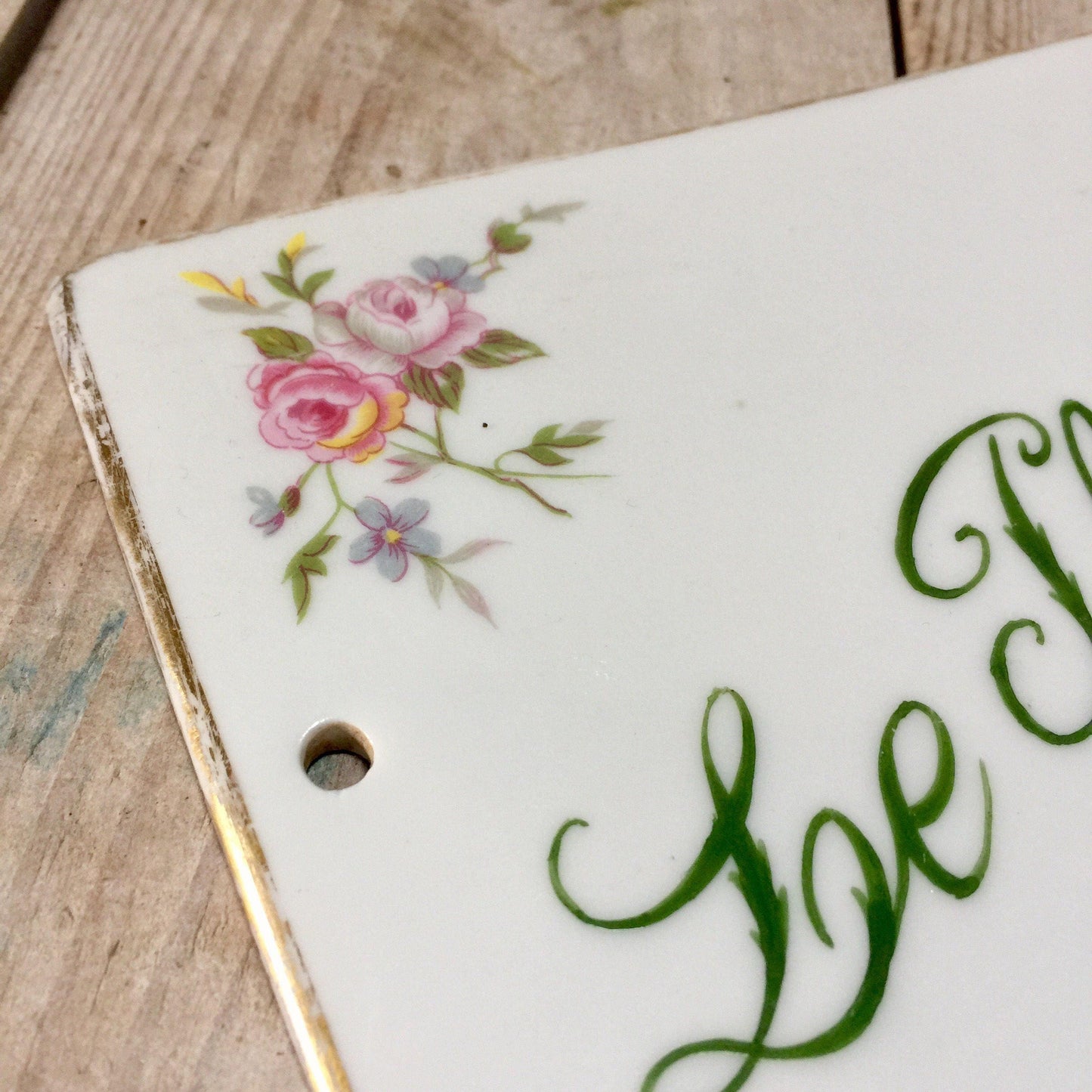 French Vintage 'Le Plateau' Door Plaque