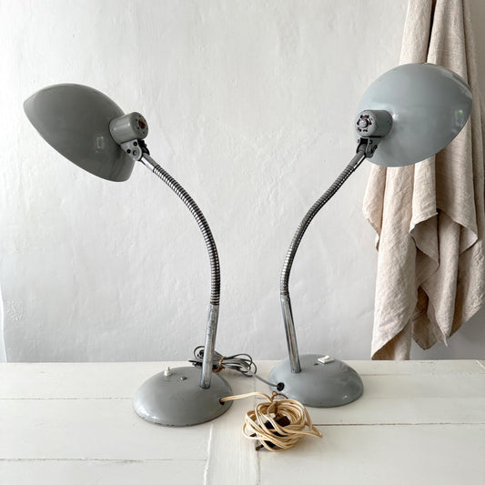Fabulous Large French Vintage Atelier Desk Lamp