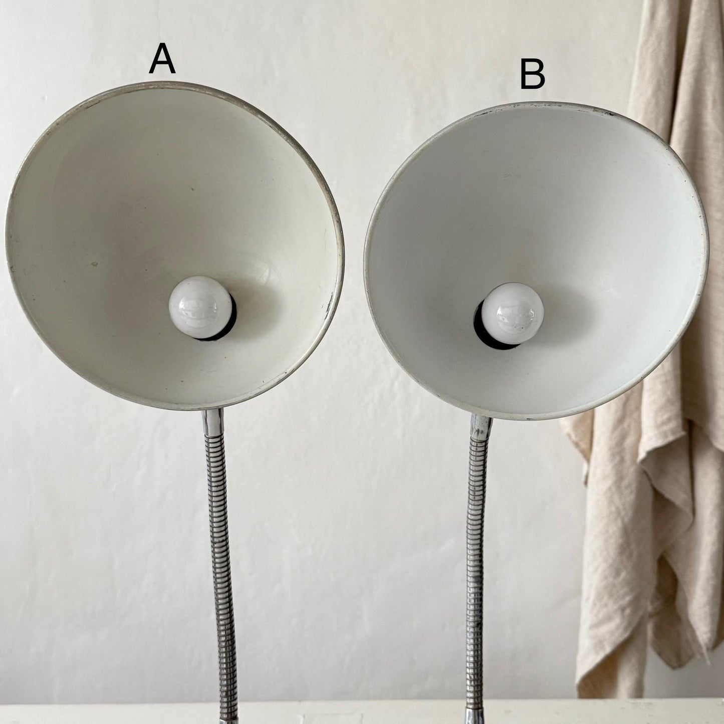 Fabulous Large French Vintage Atelier Desk Lamp