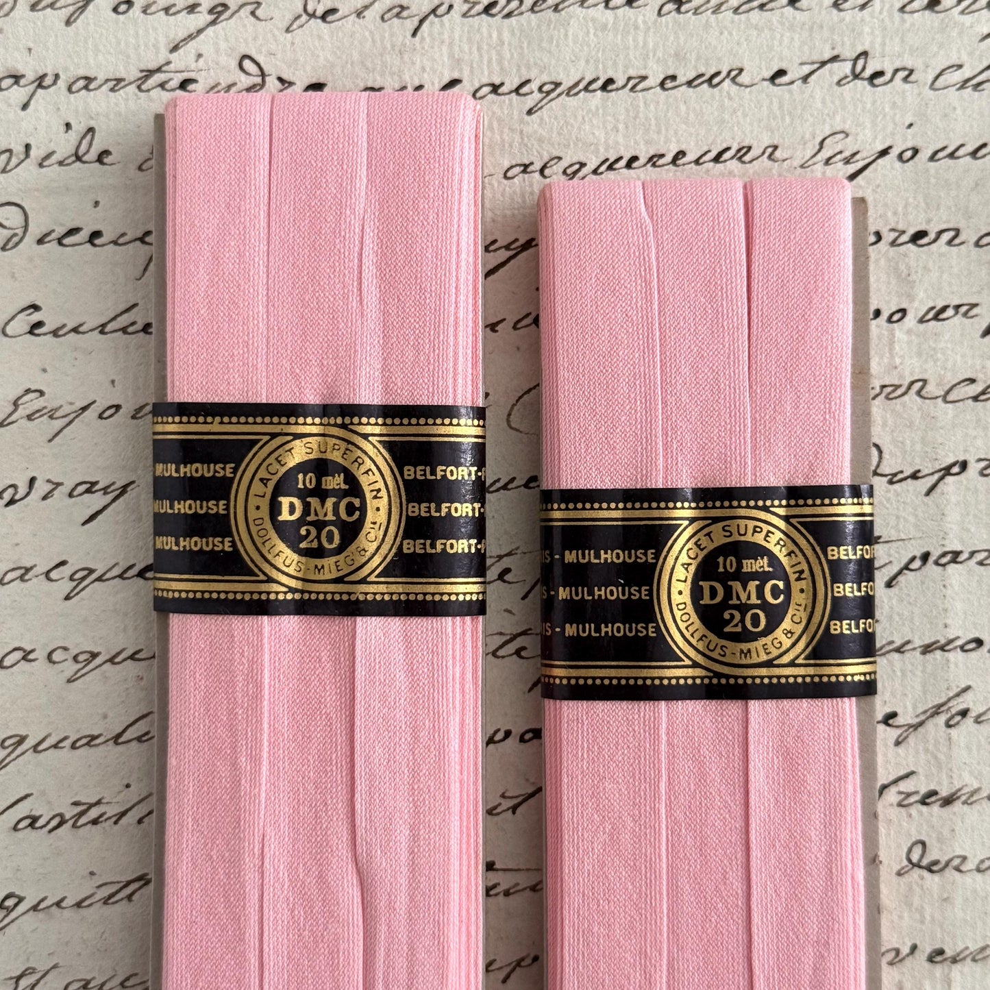 French Vintage DMC Lacet Superfin Ribbon