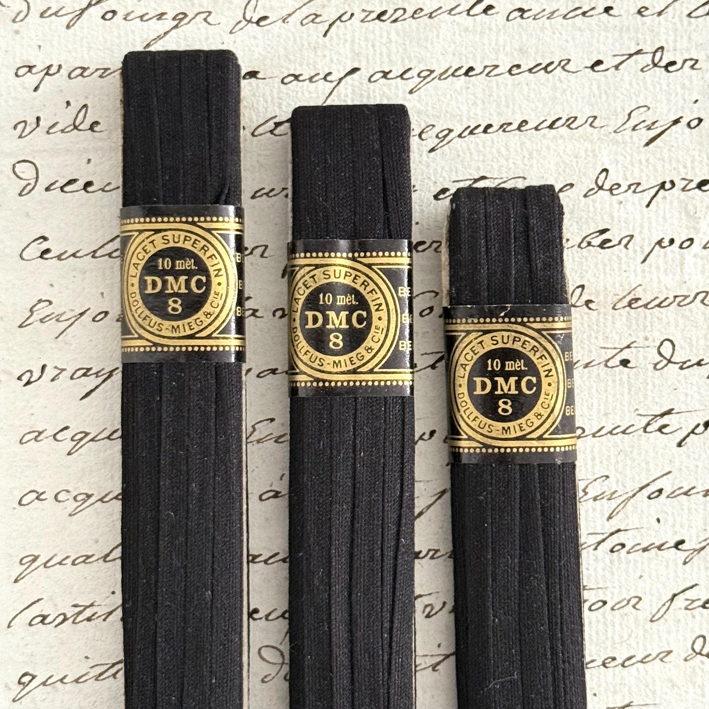 French Vintage DMC Lacet Superfin Ribbon