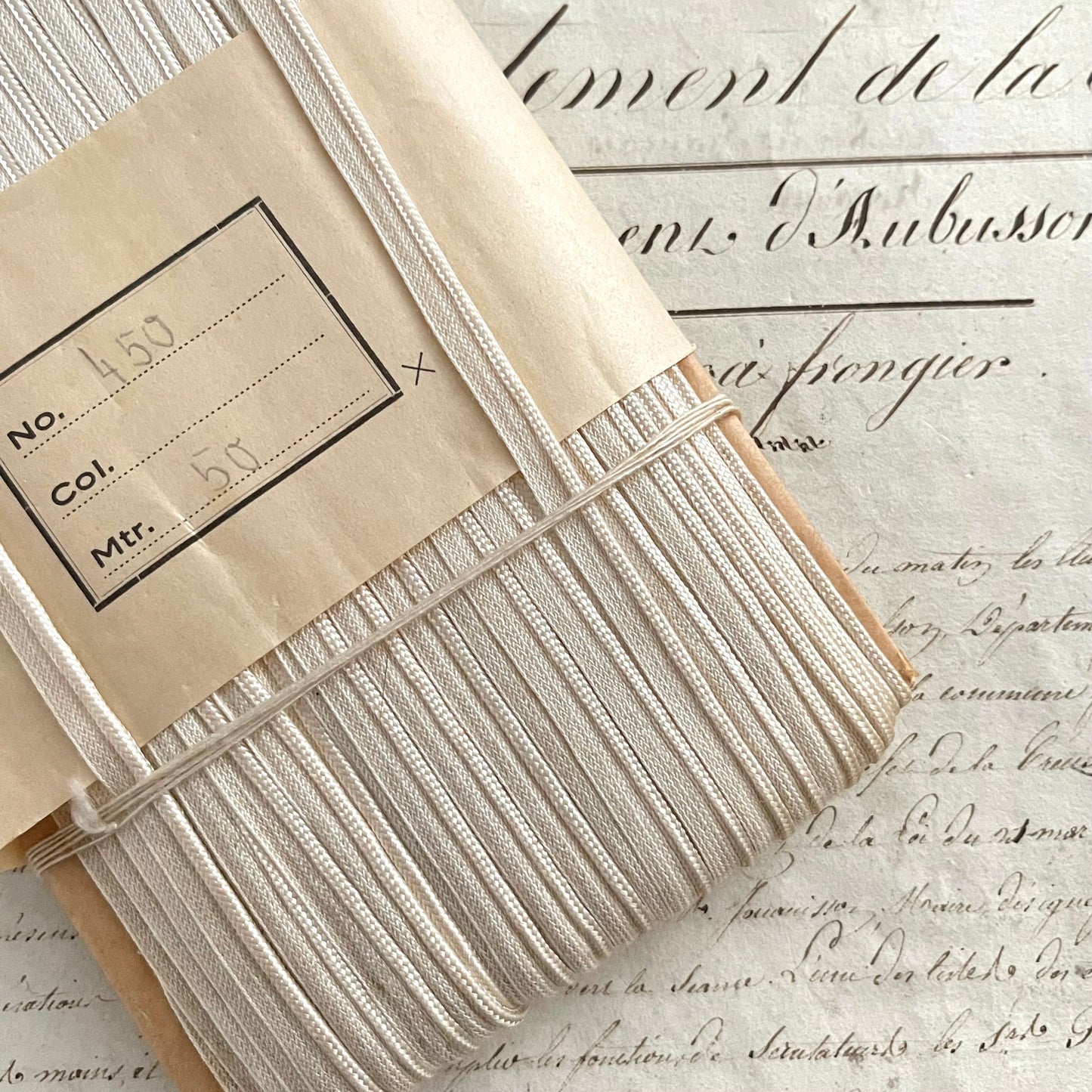5 Meters French Antique Trim, Piping, Passementerie