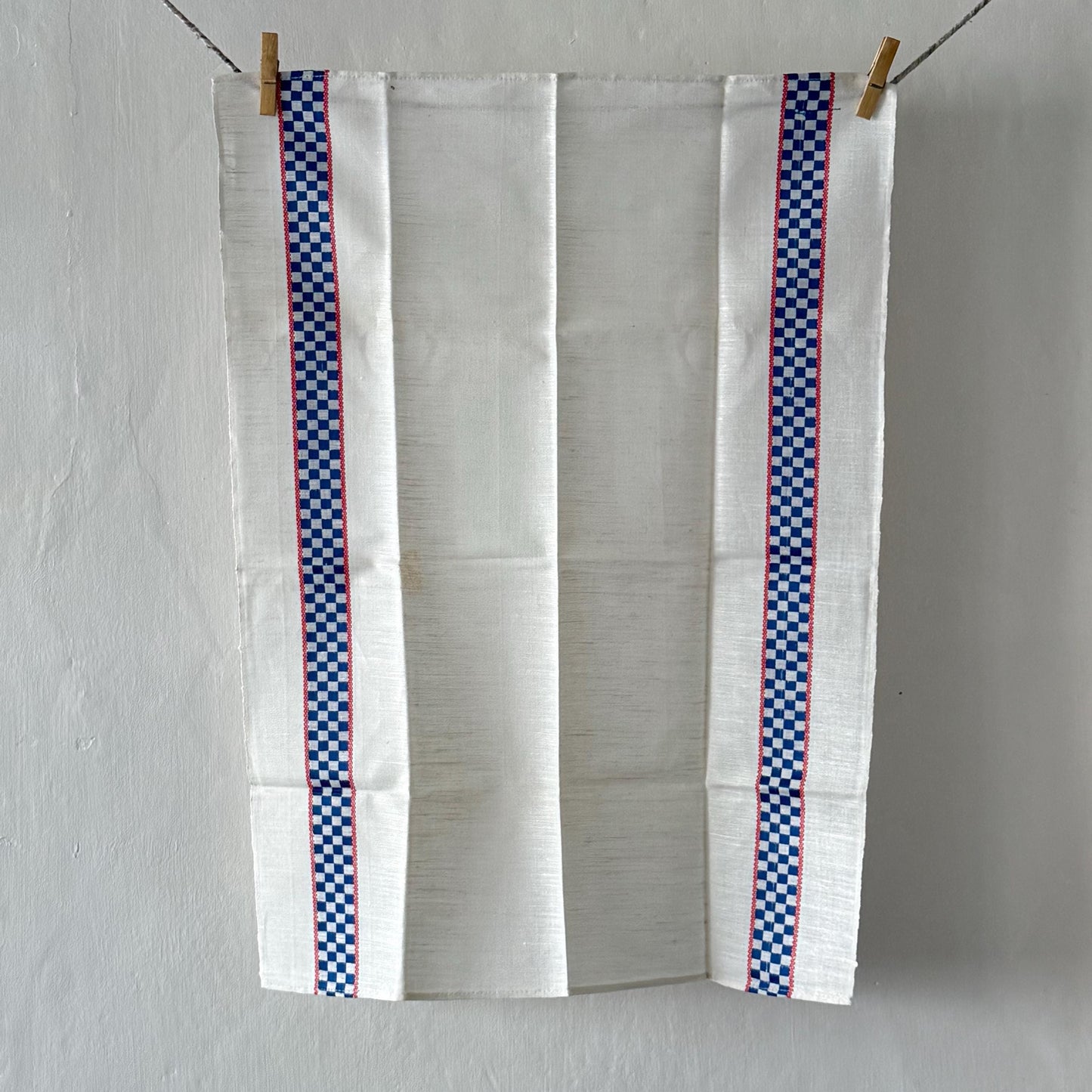 3 French Vintage Linen Torchons, Tea Towels, Dish Cloths