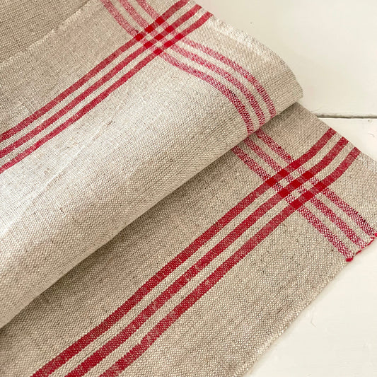 Large French Antique Pure Linen Napkins,  Torchons, Dishcloth, Tea Towel, Serviette