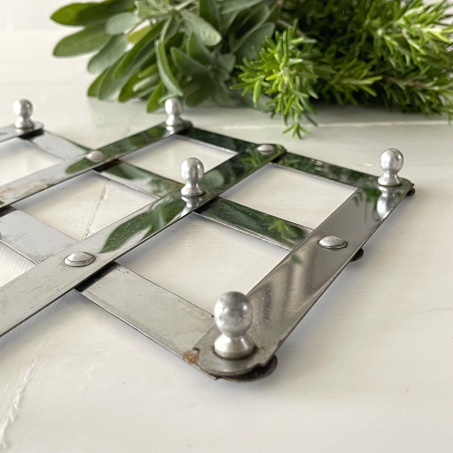 French Art 'Deco' Folding Trivet, Pot Stand