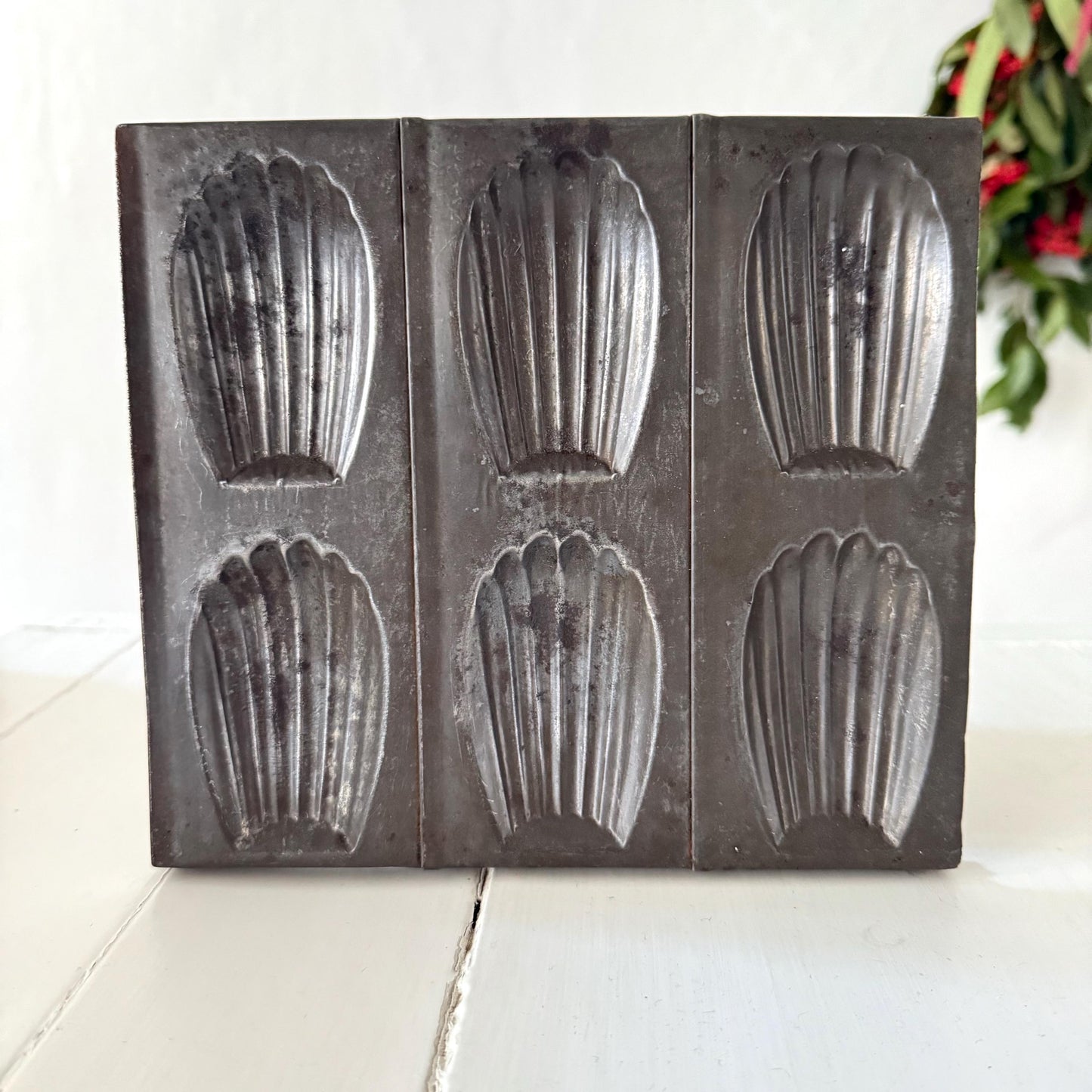 French Antique Madeleine Pan, Madeleine Mould, Cake Tin