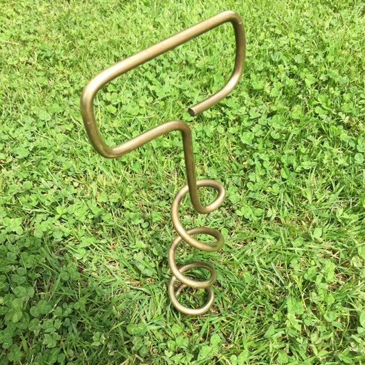 French Vintage Brass Dog Screw
