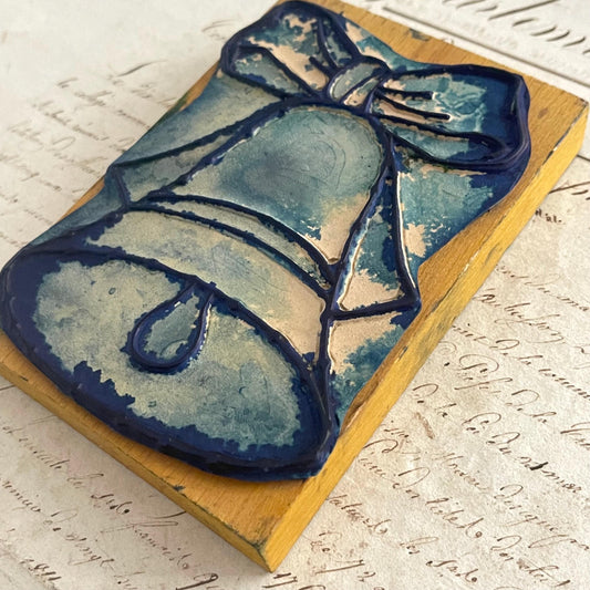 XL French Vintage School Stamp - Bell