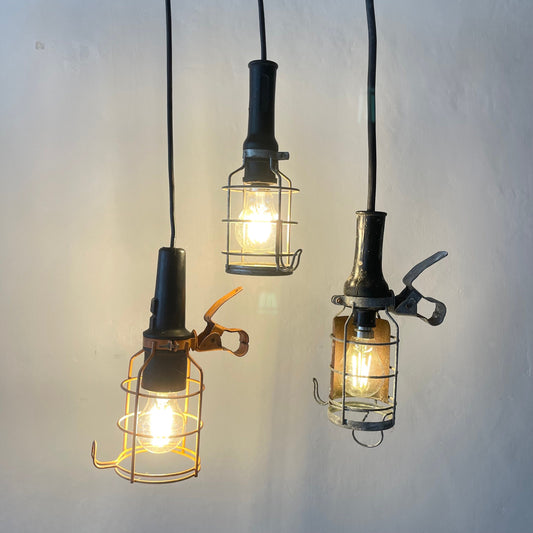 Choose! French Vintage Industrial Lead Lamp