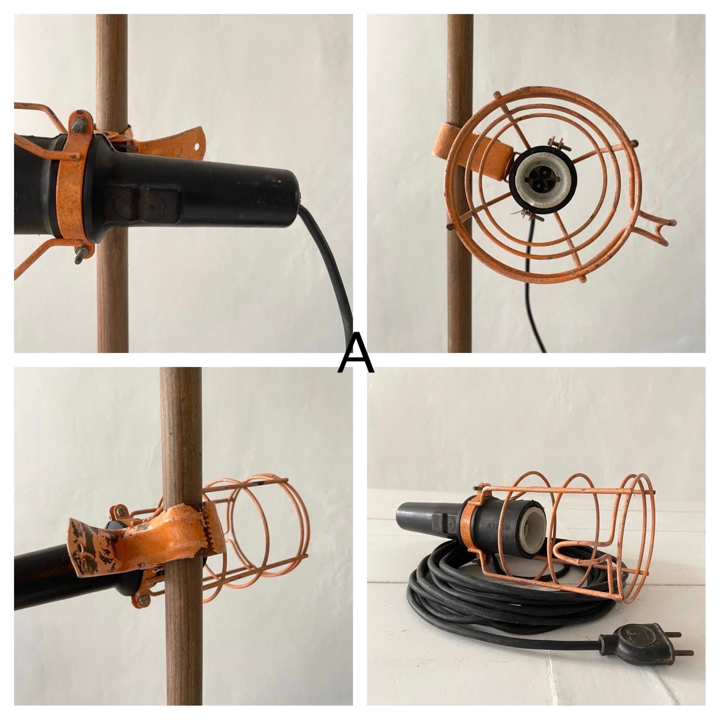 Choose! French Vintage Industrial Lead Lamp