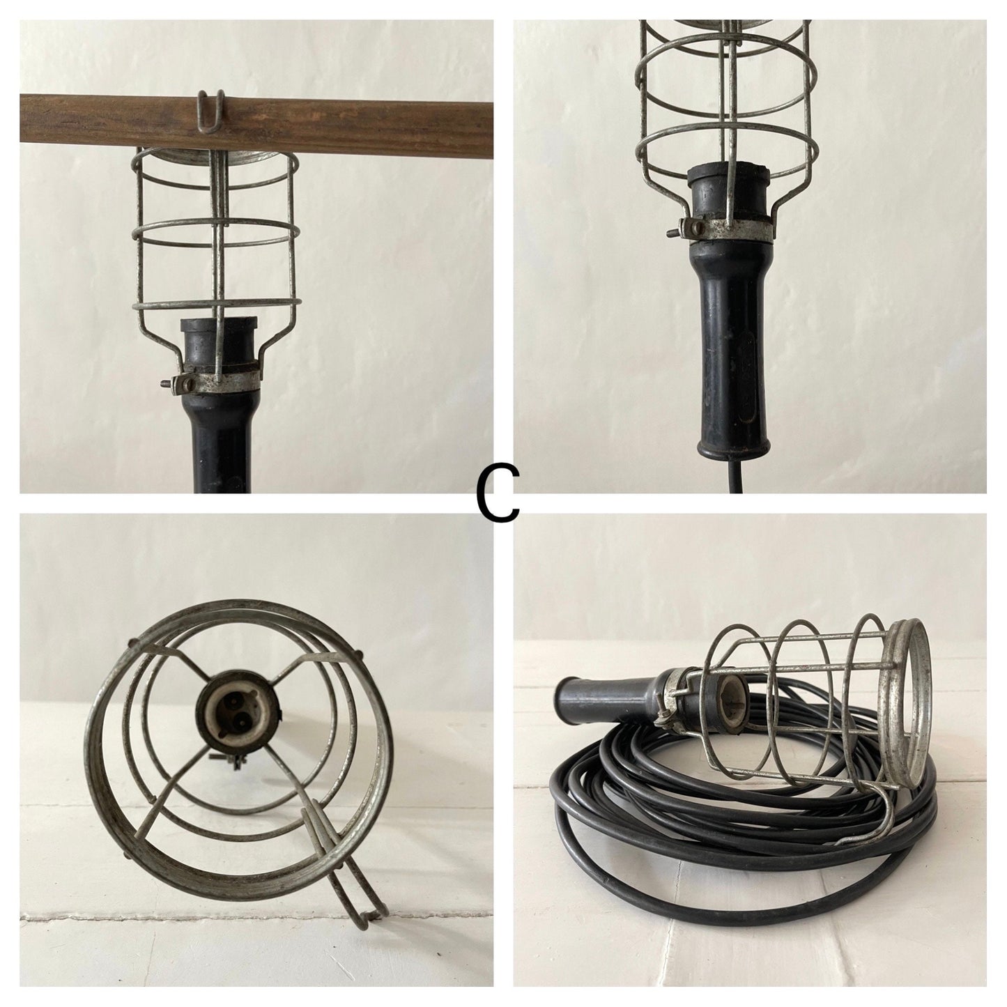 Choose! French Vintage Industrial Lead Lamp