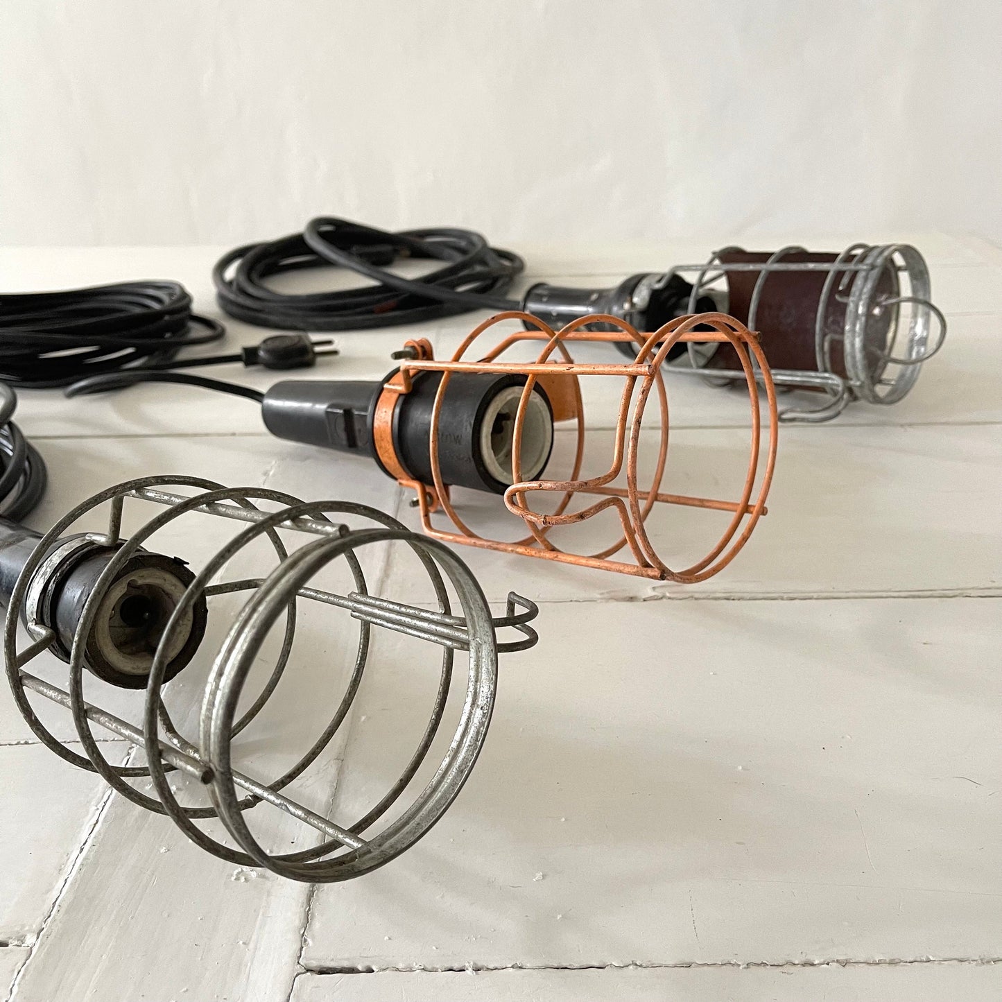 Choose! French Vintage Industrial Lead Lamp